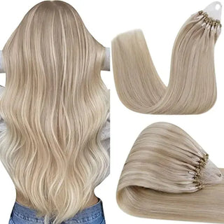 100g Premium Luxury Micro Ring  Hair Extensions -( Micro Loop ) #18/613 - NZAZU