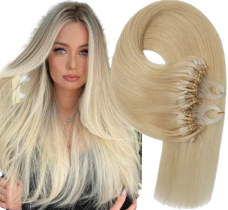 100g Premium Luxury Micro Ring  Hair Extensions -( Micro Loop ) #613 - NZAZU