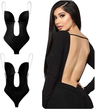 Body Shape wear Plunge Backless Hourglass Body Shaper - NZAZU