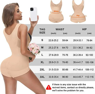 Body Shaper for Women Bodysuit Shapewear Tummy Control - NZAZU
