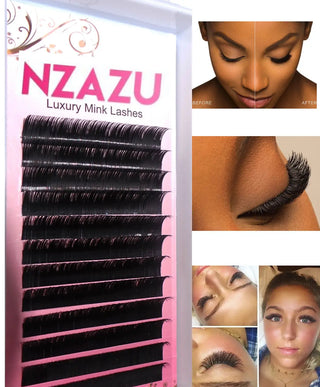 C Curl Individual Eyelash Extensions - Classic Eyelashes Extensions - NZAZU