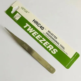 Vetus Tweezers ST10 Eyelash Extension Tweezers - NZAZU