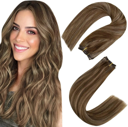 #4P27 Remy Human Hair Weft/Weave Extensions - 100g - NZAZU