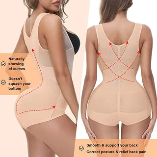Body Shaper for Women Bodysuit Shapewear Tummy Control - NZAZU