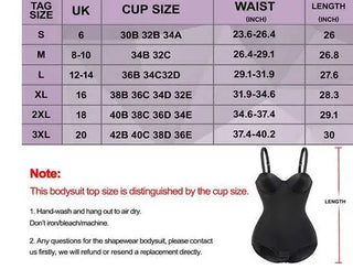 Bodysuit Shapewear Tummy Control Full Body Shapewear (Beige) - NZAZU