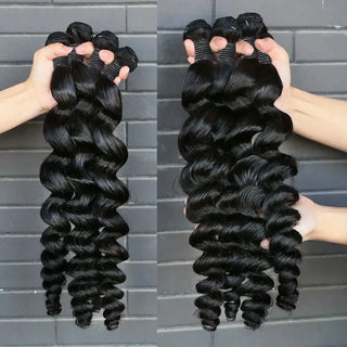 Brazilian Peruvian Malaysian Indian Deep Wave Virgin hair Extensions - NZAZU