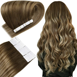 Invisible tape hair extensions  40pcs -Invisi Tape in Extension #4/27/4 - NZAZU