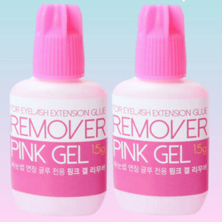 Pink Gel Eyelash Extension Glue Remover 15ml x2 - NZAZU