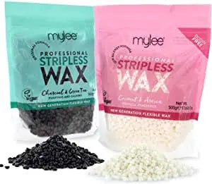 Professional Hard Wax Beads 500g x 2 Stripless Painless Depilatory Waxing Pellets - Skin care - NZAZU