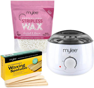 Waxing Kit with Wax Heater (Coconut & Arnica Wax) - Skin care - NZAZU